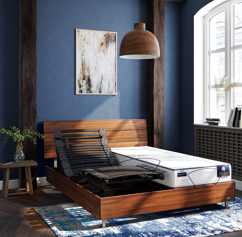 Sommier électrique bois décor duo SERENITY Sommier électrique bois décor duo SERENITY