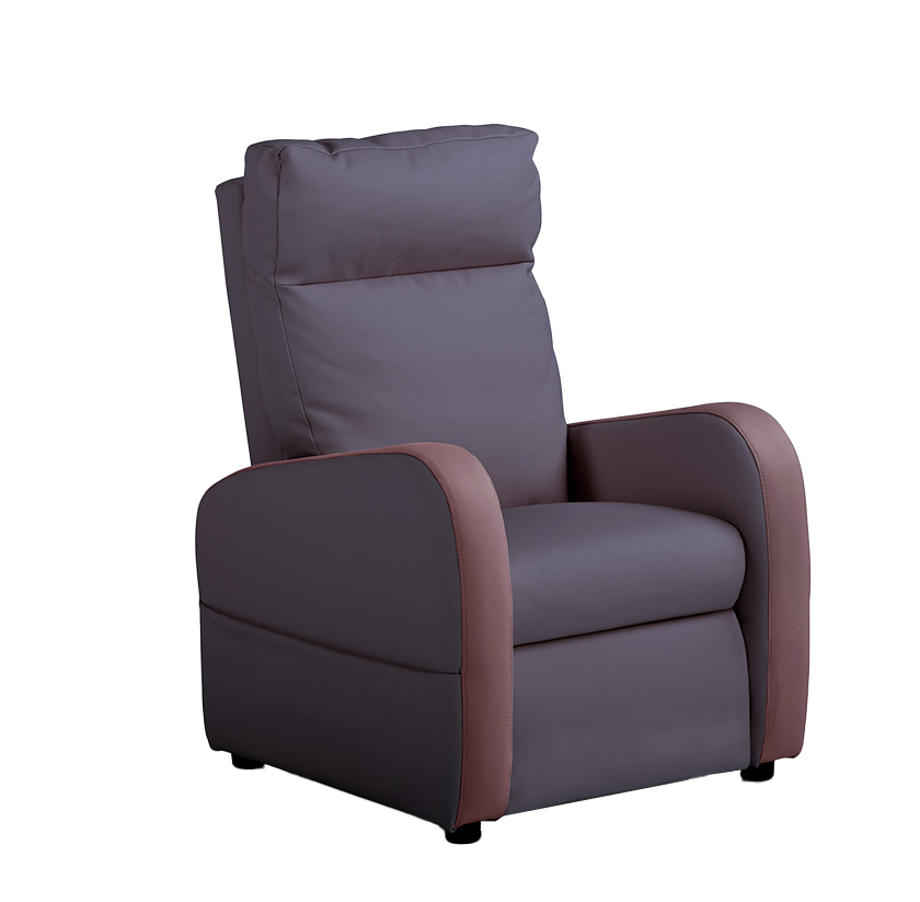 Fauteuil relaxation 1 moteur cuir bicolore FIDJI