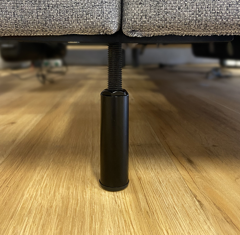 Jeu de 2 pieds raccords T - Hauteur 9,5 à 15cm Jeu de 2 pieds raccords T - Hauteur 9,5 à 15cm