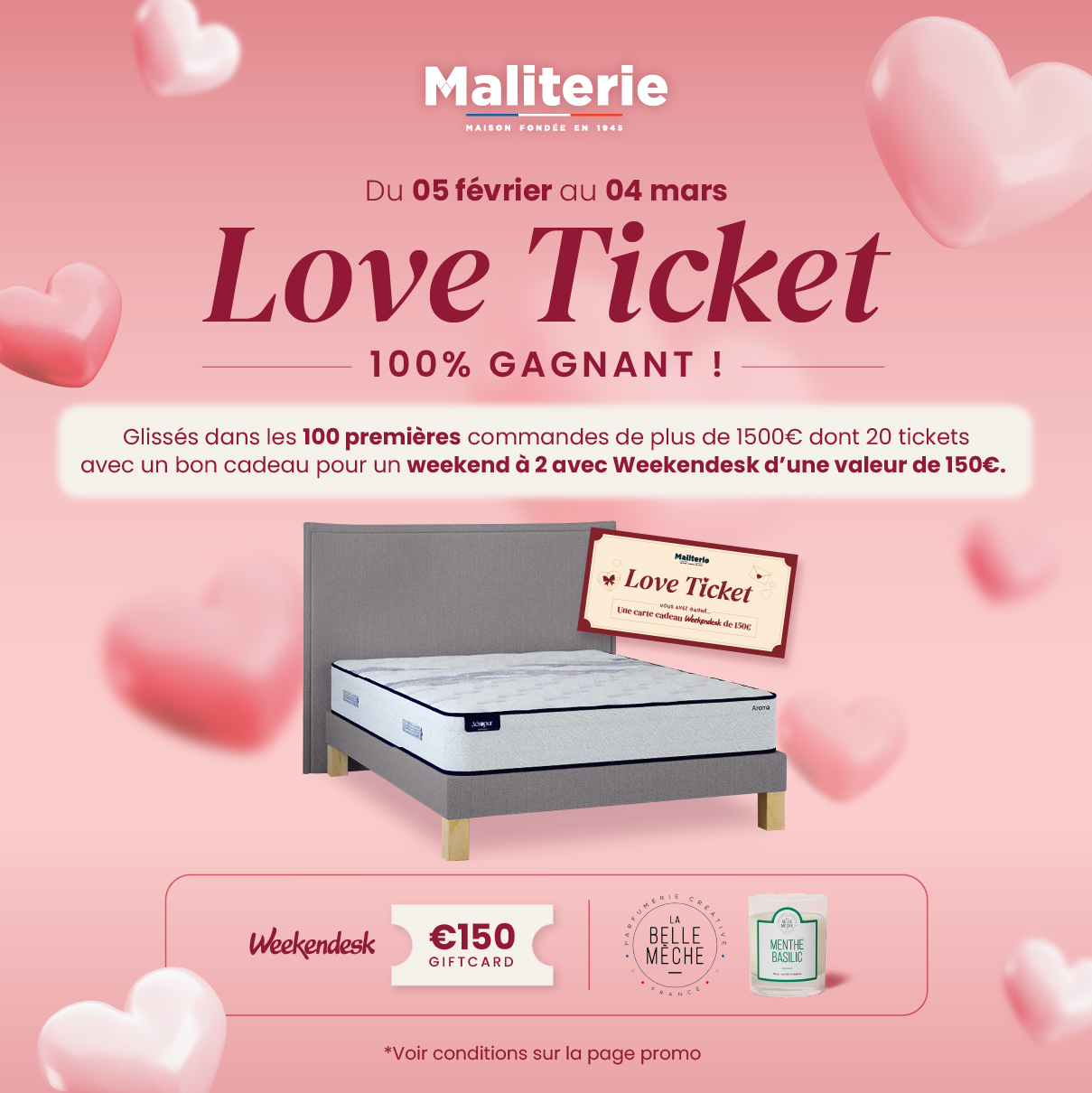 promo maliterie en milieu de page