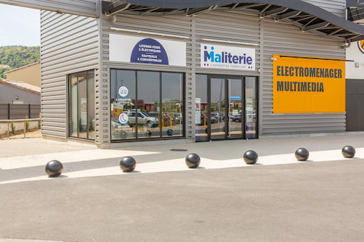 photo Vitrine magasin Maliterie Valence